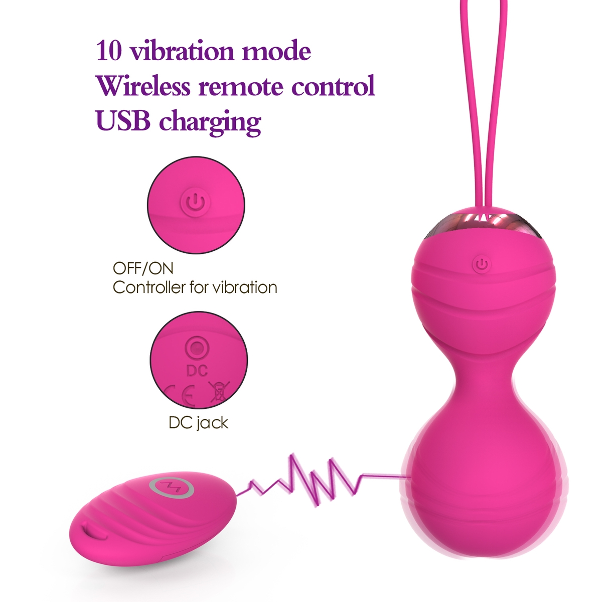 Aiersha Balance Balls Rose - The 2-in-1 Secret to Pelvic Floor Strength