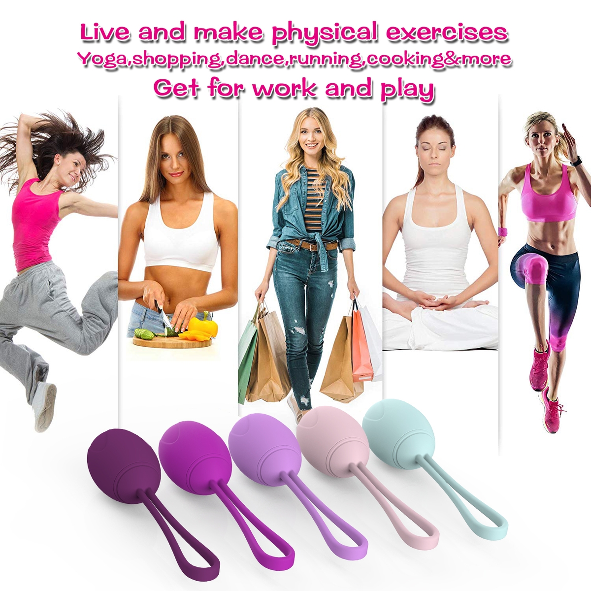 Aiersha Kegel Set - Ergonomic Design for Women's Health Care