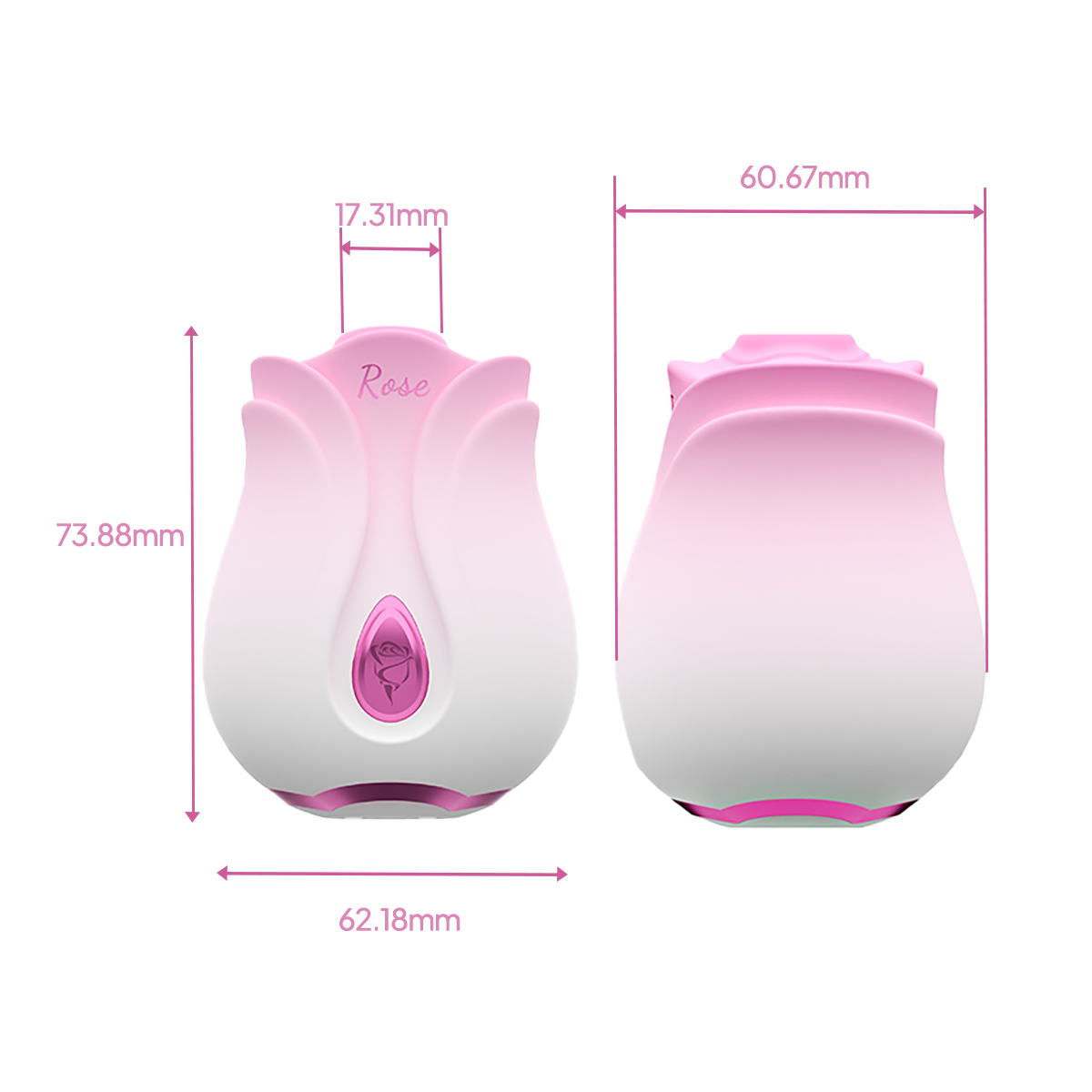 Aiersha Bloom Pulse Massager - Linear Motor Rose Suction Stimulator