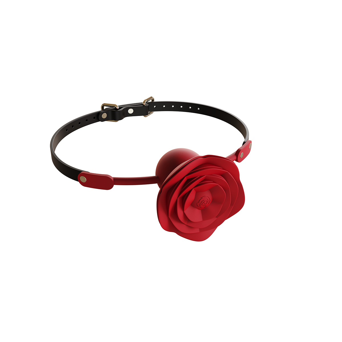 Aiersha Rose Tether: Magnetic Vibration Nipple Stimulator & Traction Clamps