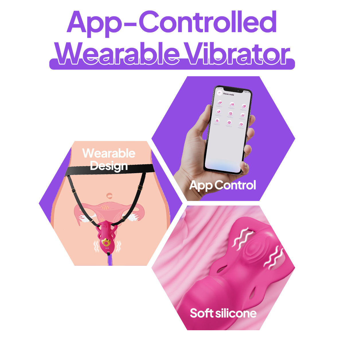 Aiersha Vyra Wear: App-Controlled & Discreet Wearable Vibrator