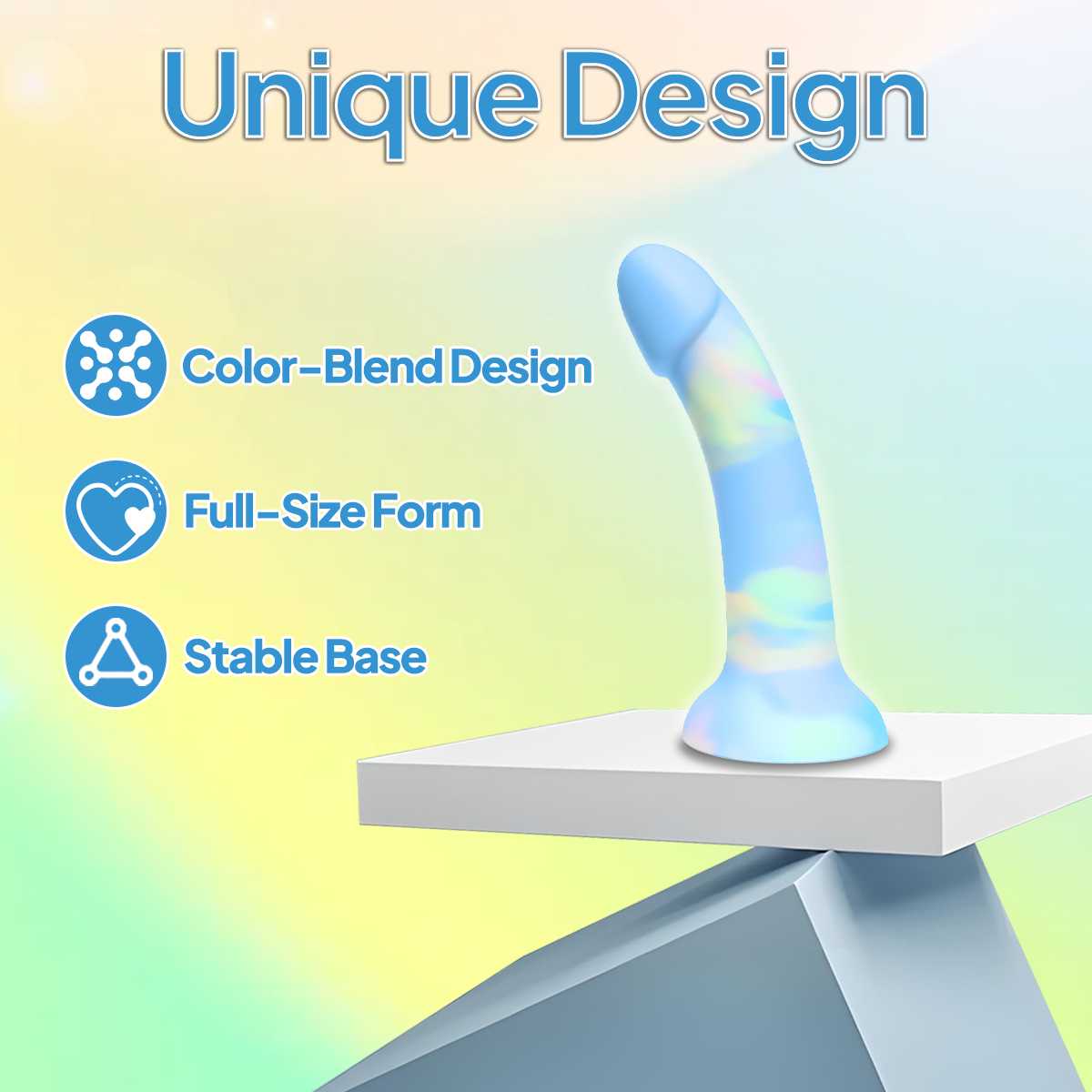 Aiersha ELARA COLOR: Premium Liquid Silicone G-Spot Dildo