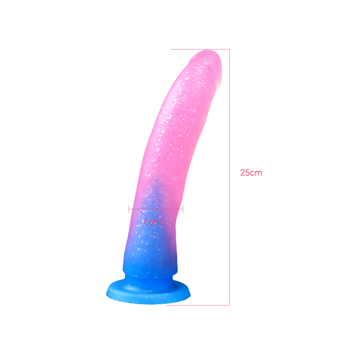 Aiersha Opal Silk: Full-Size Curved Liquid Silicone Dildo Series