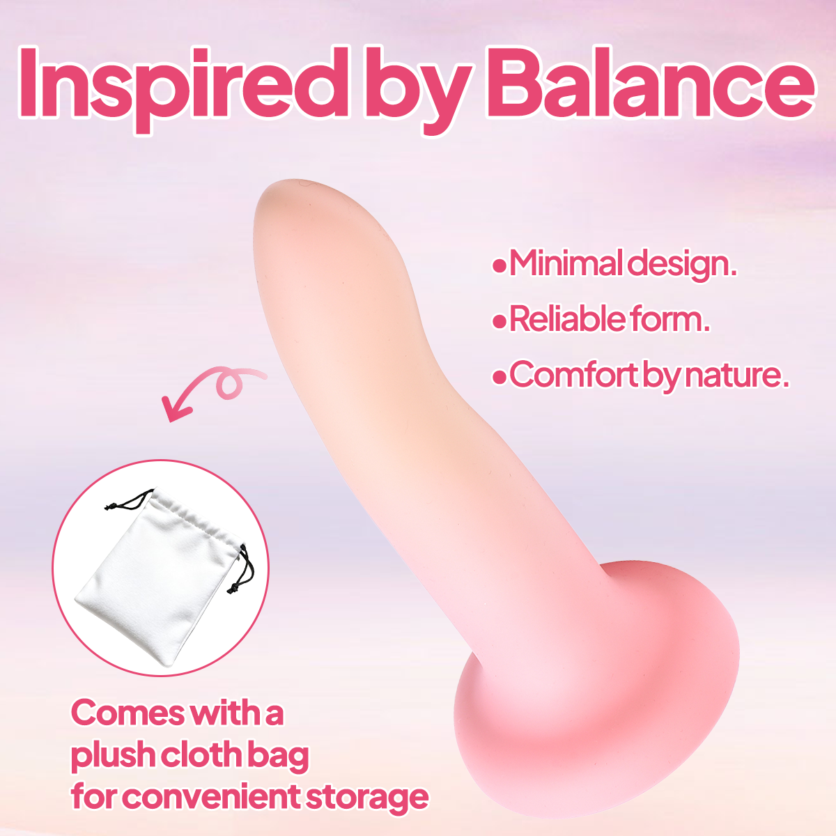 Aiersha Polaris Arc: Full-Size Curved Liquid Silicone Dildo