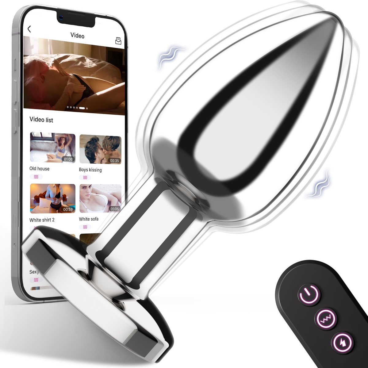 Aiersha Metal Glide: Electric Metal Anal Toy