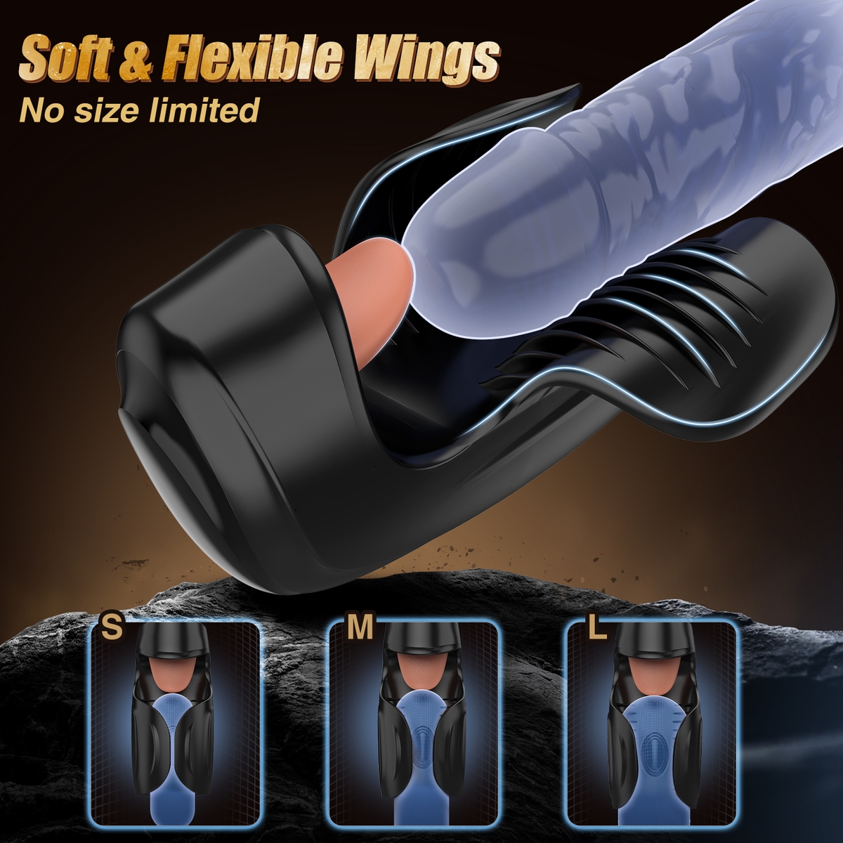 Aiersha SleekBliss Male Masturbator: Male Sex Massage Training Device