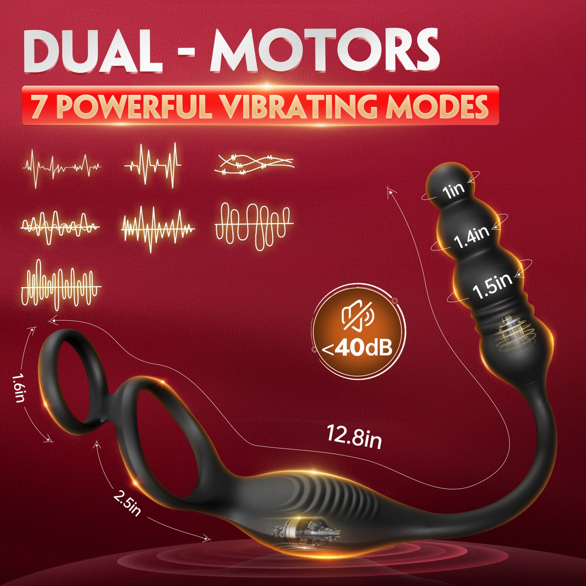 Aiersha Nexus Black: Multi-Functional Prostate Massager