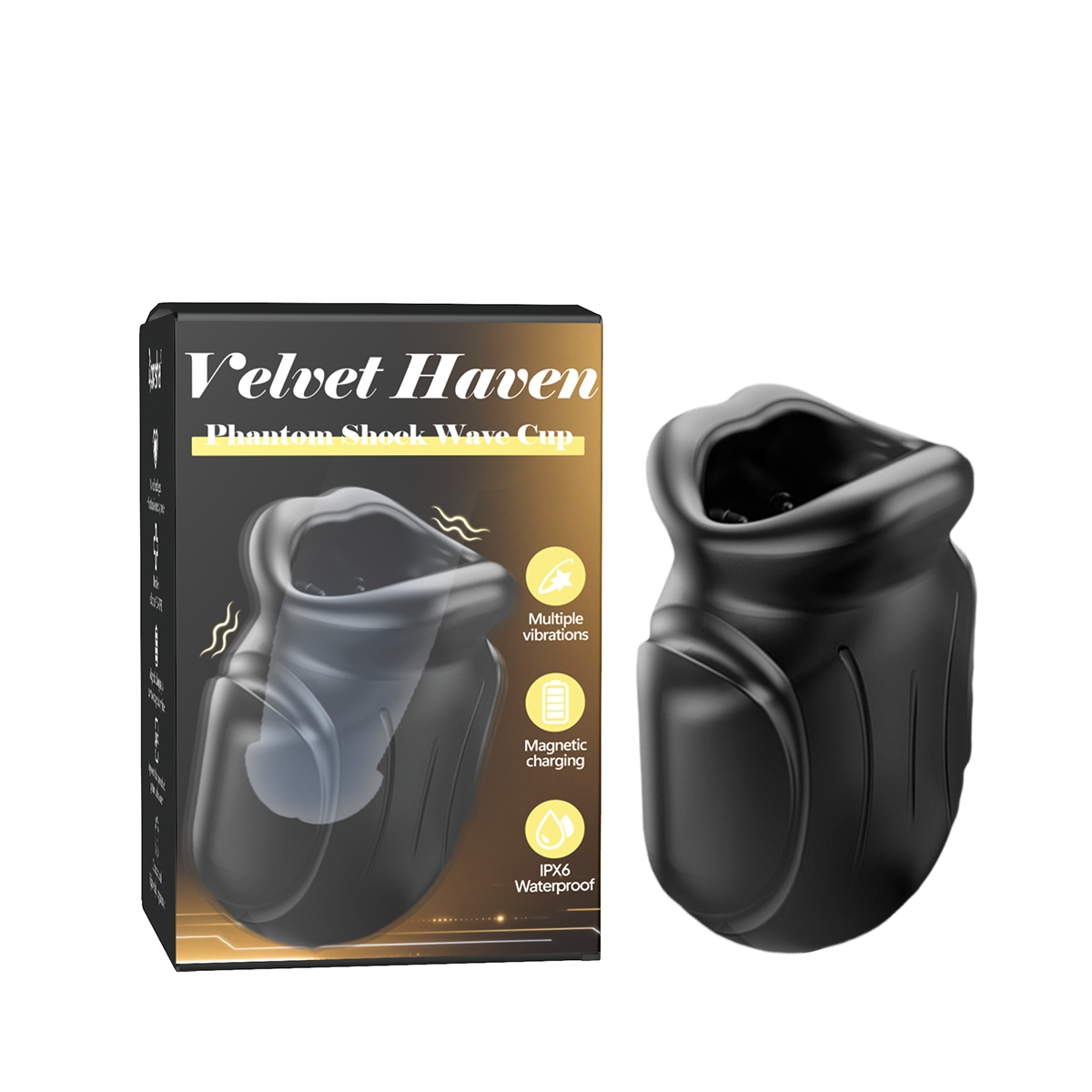 Aiersha Velvet Haven Male Masturbator: Phantom Shock Wave Cup