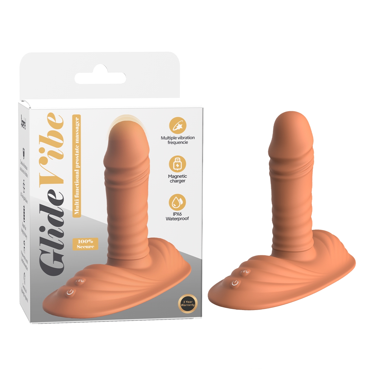 Aiersha Glide Vibe Skin: Multi-Functional Prostate Massager